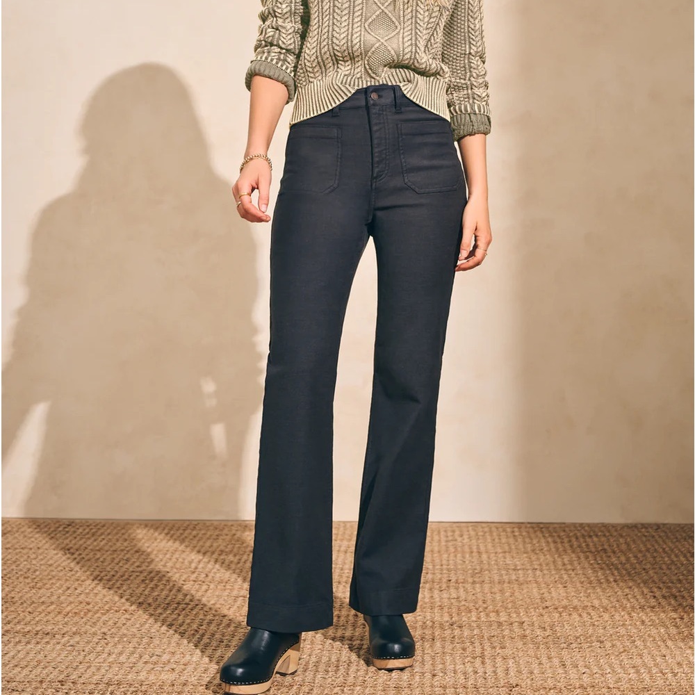 NTM- Faherty- Endless Pants ( Washed Black)